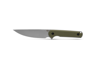 Ferrum Forge Lackey XL Fixed Blade Knife with Green G10 handle and D2 or 9Cr18MoV Steel